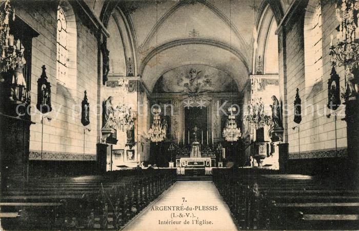 Argentre-du-Plessis Interieur de l'Eglise