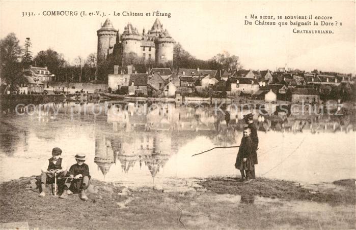 Combourg Le Chateau et l'Etang