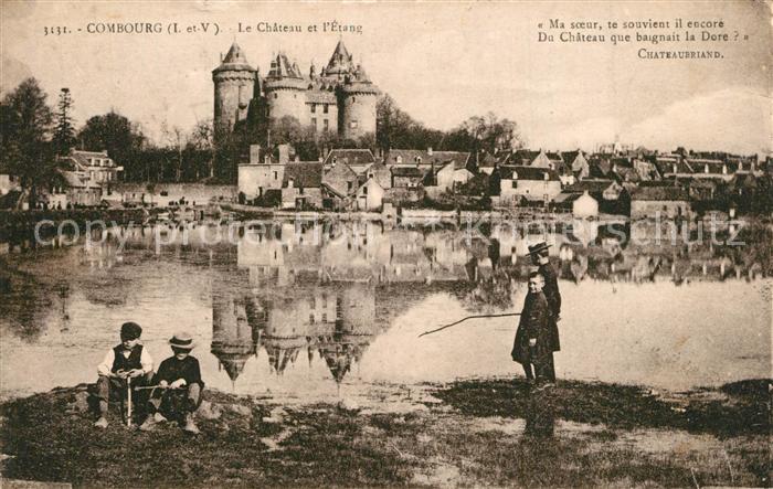 Combourg Le Chateau et l'Etang