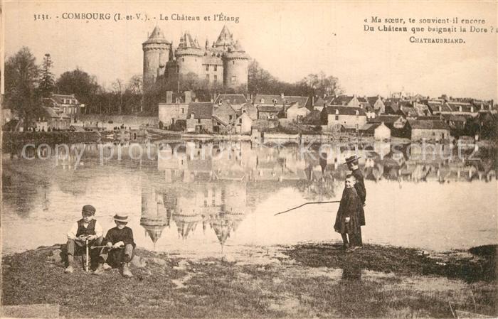 Combourg Le Chateau et l'Etang