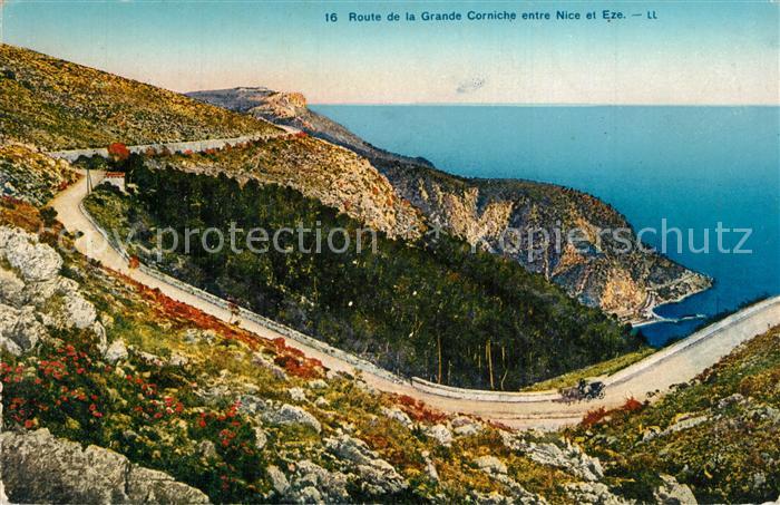 Nice Alpes Maritimes Route de la Grande Corniche