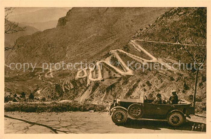 Nice Alpes Maritimes Route de Nice a Sospel Les Lacets du Co