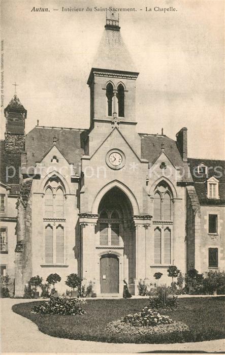 Autun Interieur du Saint Sacrement La Chapell