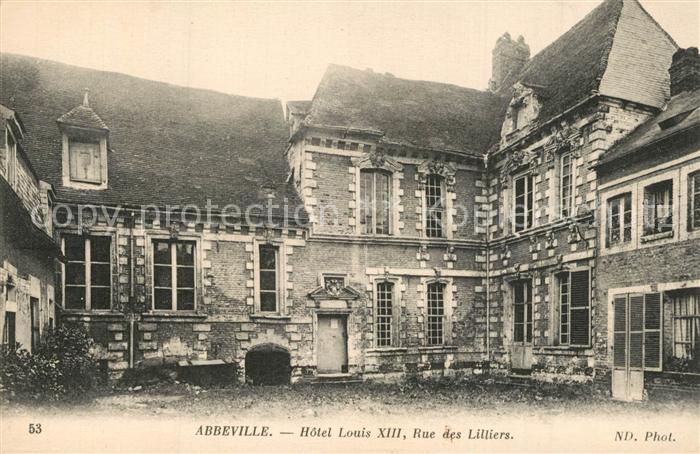 Abbeville 80 Somme Hotel Louis XIII Rue des Lilliers
