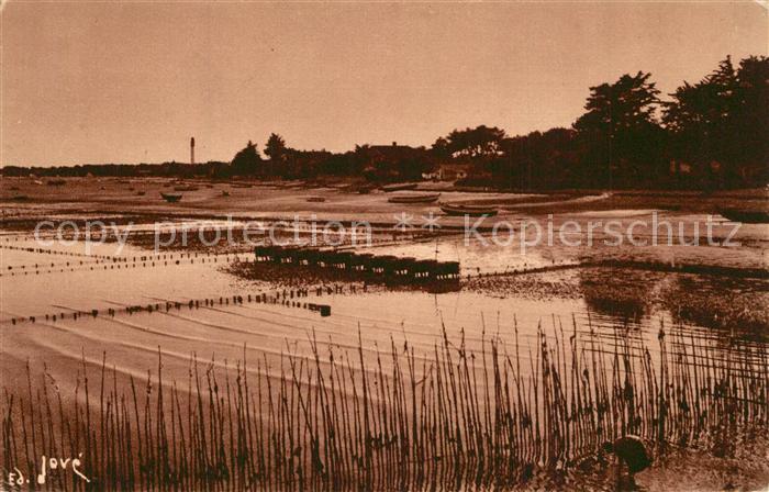 Cap-Ferret Lege-Cap-Ferret 33 Gironde La plage cote bassin Les parcs a huitres