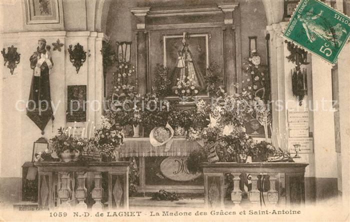 Laghet Notre Dame de Laghet La Madone des Graces et Saint Antoine