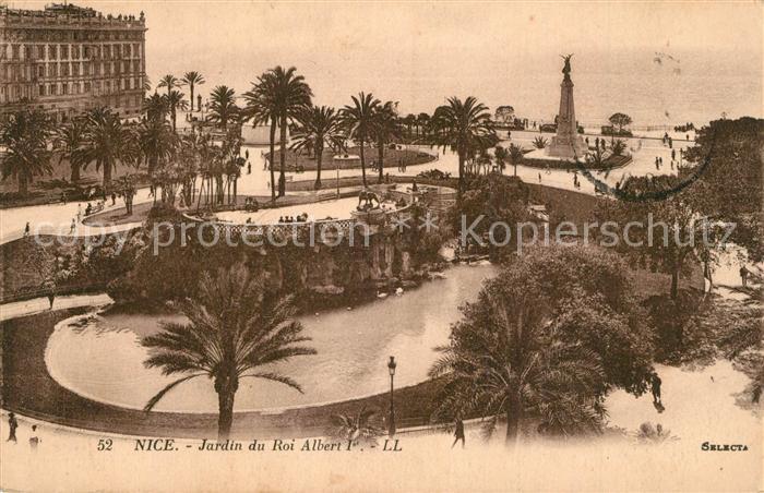 Nice Alpes Maritimes Jardin du Roi Albert I