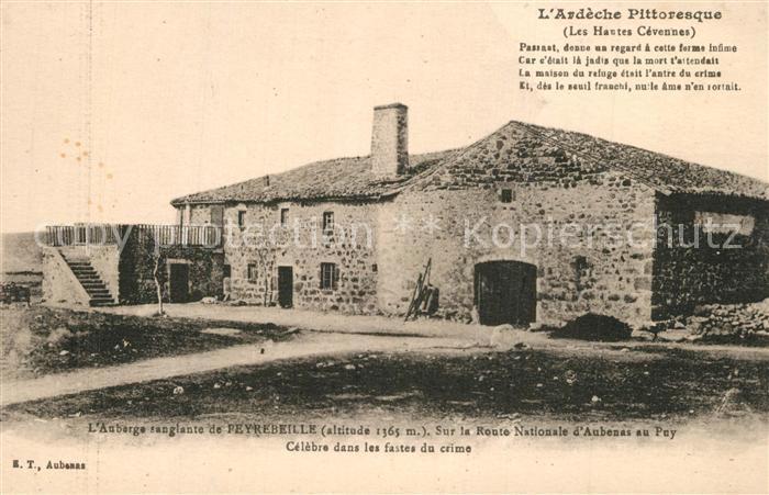 Coucouron Auberge ranglante de Peyrebeille