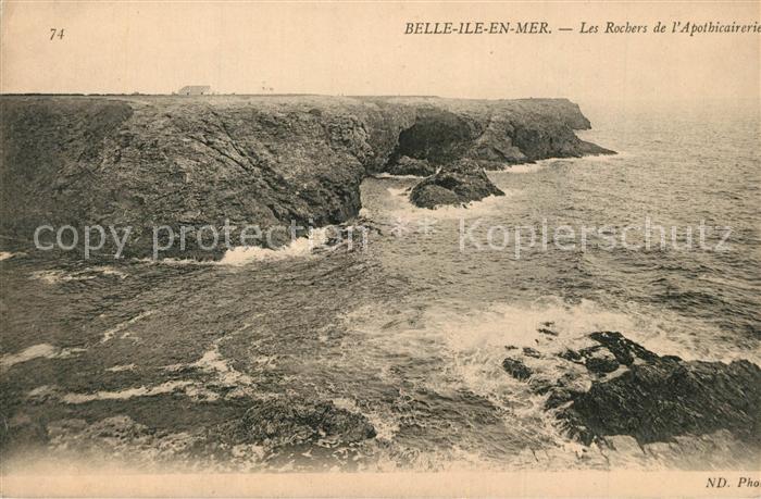 Belle-Ile-en-Mer Les Rochers de l'Apothicairerie