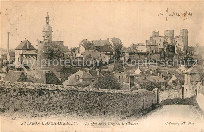 Bourbon-l Archambault La Tour Qui qu en Grogne du Chateau des Ducs de Bourbon