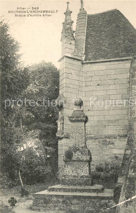 Bourbon-l Archambault Statue d_Achille Allier