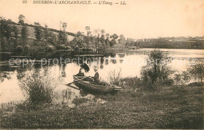 Bourbon-l Archambault Aux bords de l'étang