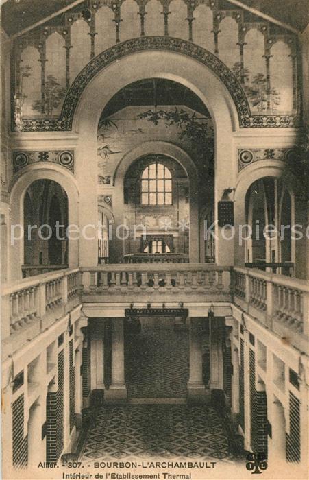 Bourbon-l Archambault Intérieur de l'Etablissement Thermal