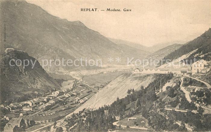 Modane Gare Panorama Alpes