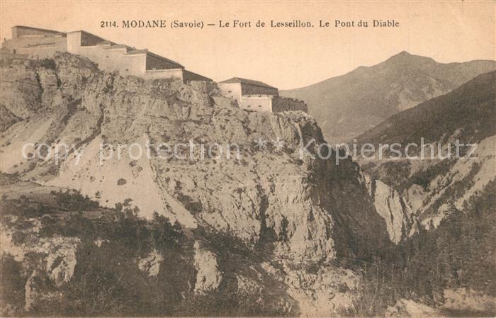 Modane Fort de Lesseillon Pont du Diable