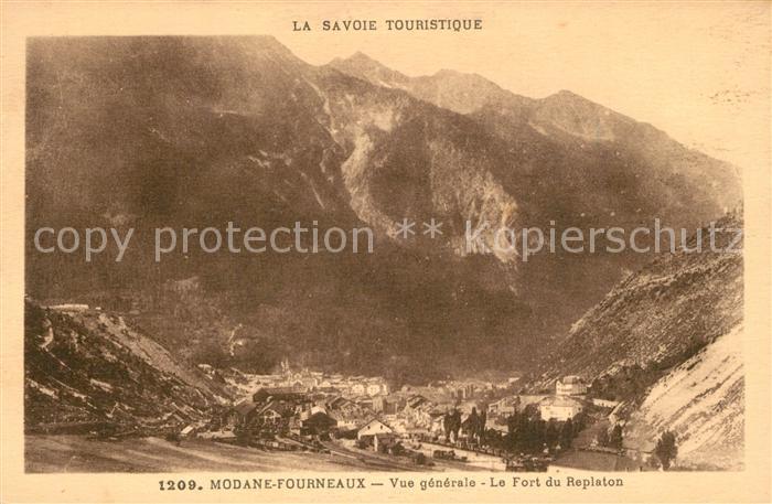 Fourneaux Modane Vue Generale Fort du Replaton Alpes