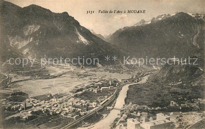 Modane Panorama Vallee de l'Arc et les Alpes