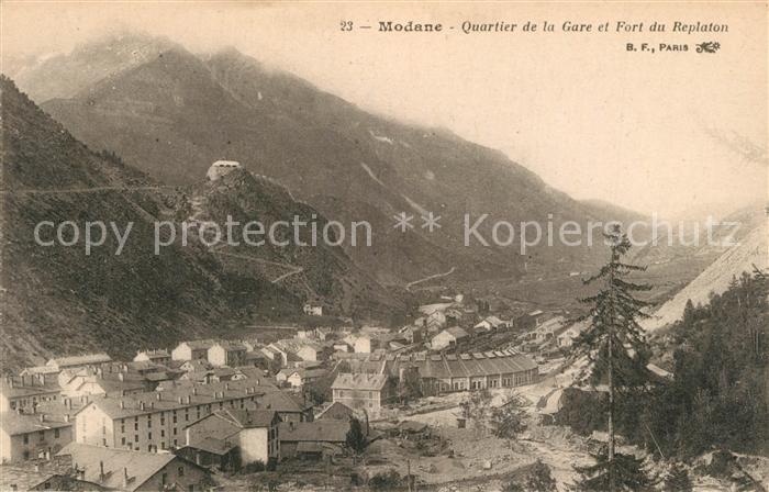 Modane Quartier de la Gare et Fort du Replaton