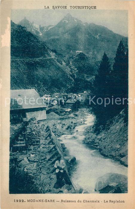 Modane Ruisseau du Charmaix et le Replaton