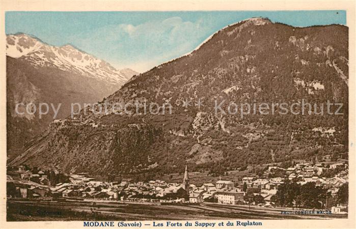 Modane Panorama Forts du Sappey et du Replaton Alpes