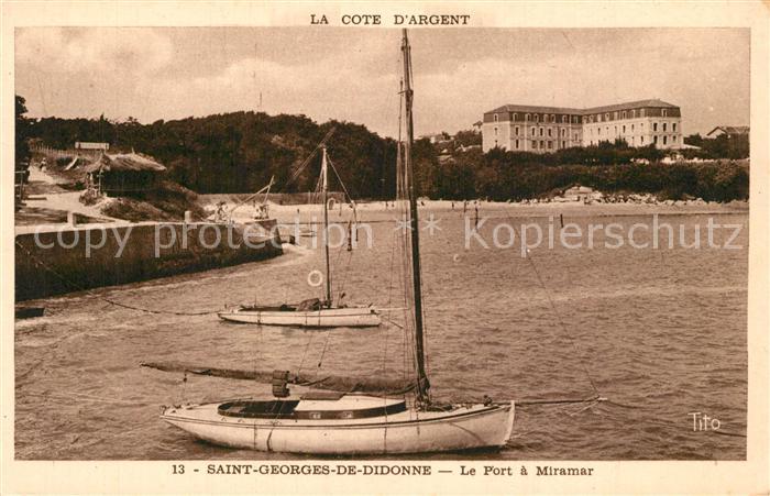 Saint-Georges-de-Didonne Le Port a Miramar Côte d_Argent
