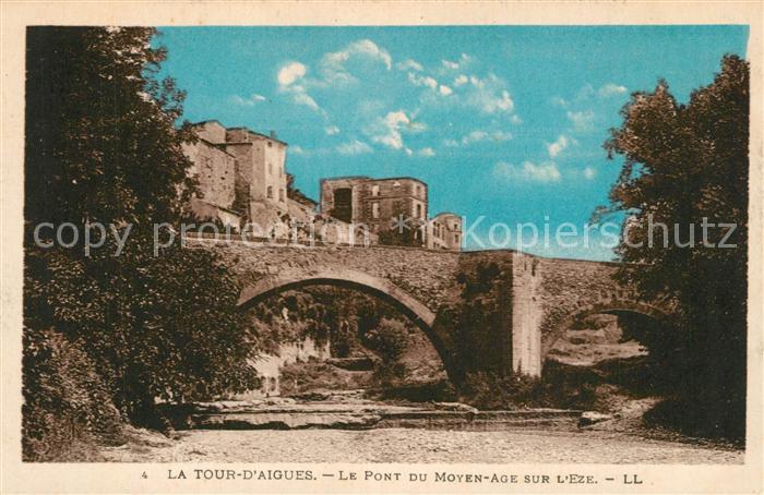 La Tour-d Aigues Pont du Moyen Age sur l'Eze