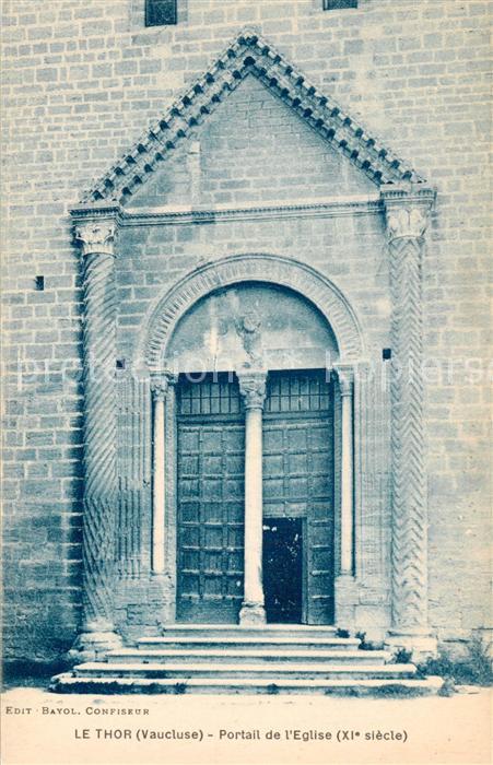 Le Thor Portail de l'Eglise XIe siècle