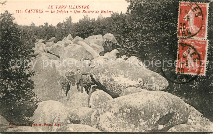 Castres Tarn Mont du Sidobre une rivière de rochers