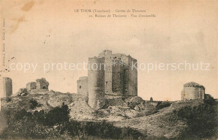 Le Thor Grotte de Thouzon Ruines