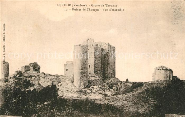 Le Thor Ruines de la Grotte de Thouzon