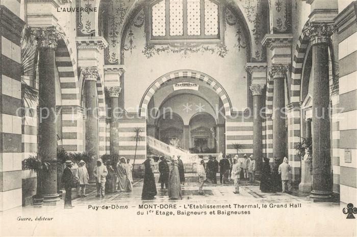 Mont-Dore Etablissement Thermal Grand Hall du 1er étage