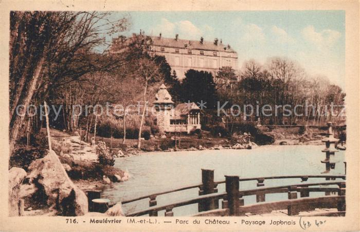 Maulevrier Parc du Chateau Paysage Japonais
