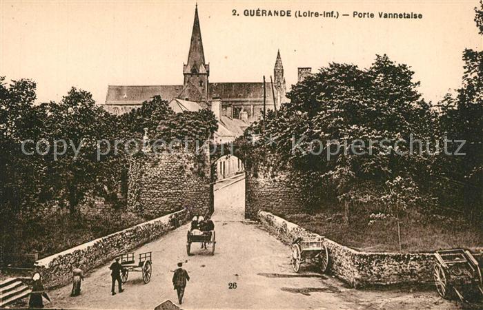Guerande Porte Vannetaise Eglise