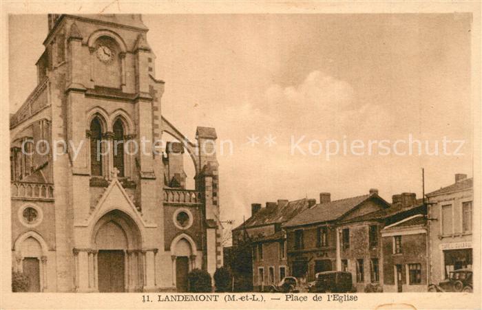 Landemont Place de l'Eglise