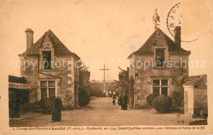 Avrille Maine-et-Loire Champ des Martyrs