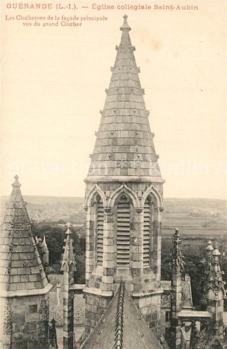 Guerande Eglise collégiale Saint Aubin