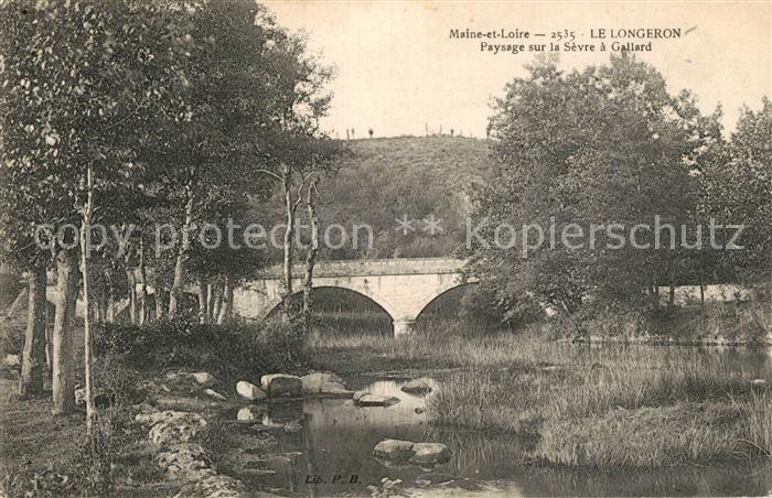 Le Longeron Paysage sur la Sèvre a Gallard