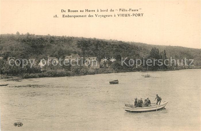 Vieux-Port A bord du Félix Faure de Rouen au Havre