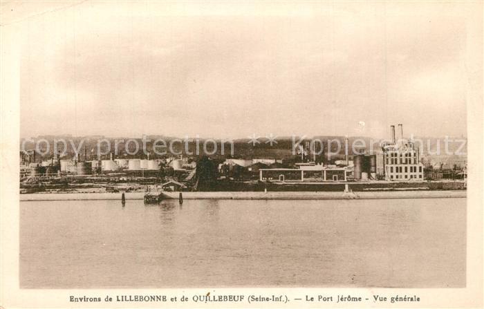 Lillebonne Vue Generale du Port Jérôme