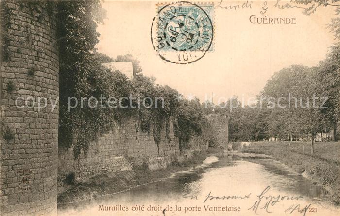 Guerande Murailles côté droit de la Porte Vannetaise