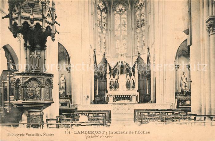 Landemont Intérieur de l'Eglise