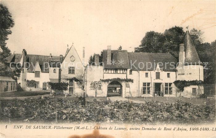 Villebernier Chateau de Launay ancien domaine de Ren