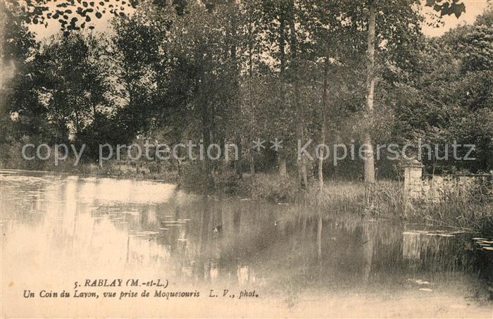 Rablay-sur-Layon Un coin du Layon vue prise de Moquesouris