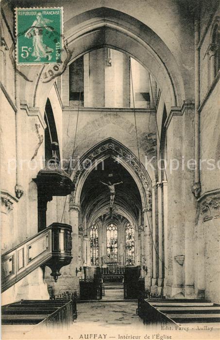 Auffay Intérieur de l'Eglise