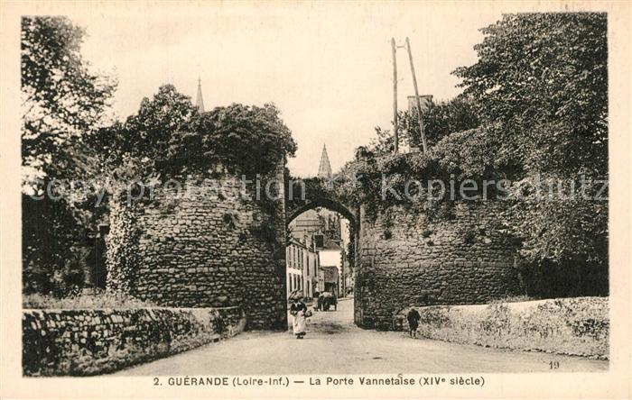 Guerande Porte Vannetaise XIVe siècle