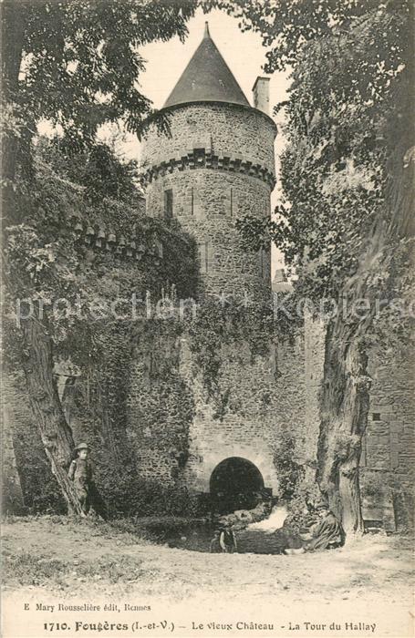 Fougeres Vieux Chateau Tour du Hallay