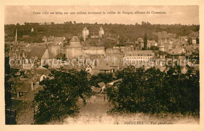 Fougeres Vue Generale