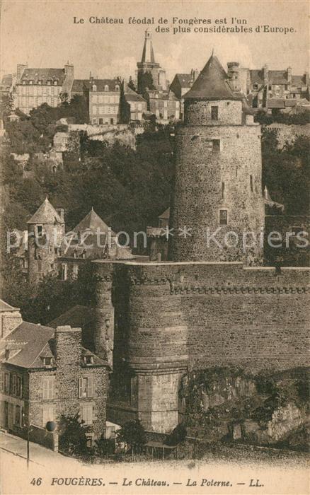 Fougeres Chateau féodal