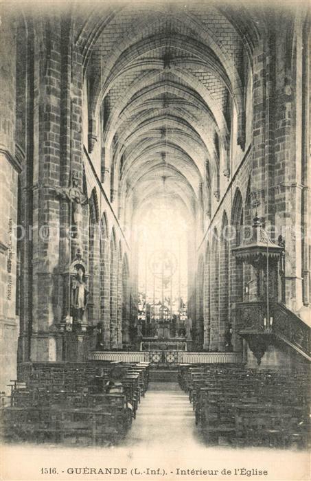 Guerande Intérieur de l'Eglise
