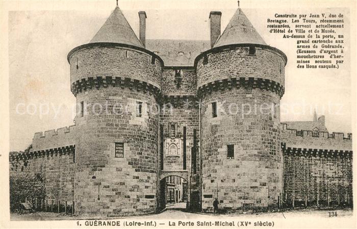 Guerande La Porte Saint Michel XVe siècle
